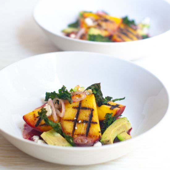 Grilled Peach Salad