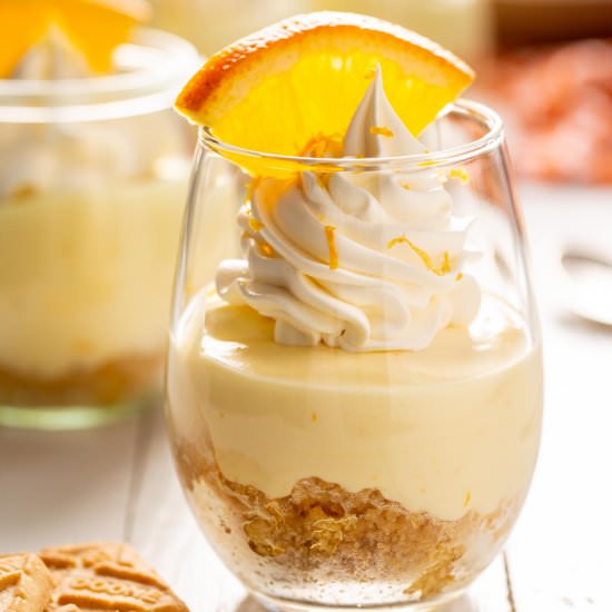 Orange Creamsicle NoBake Cheesecake