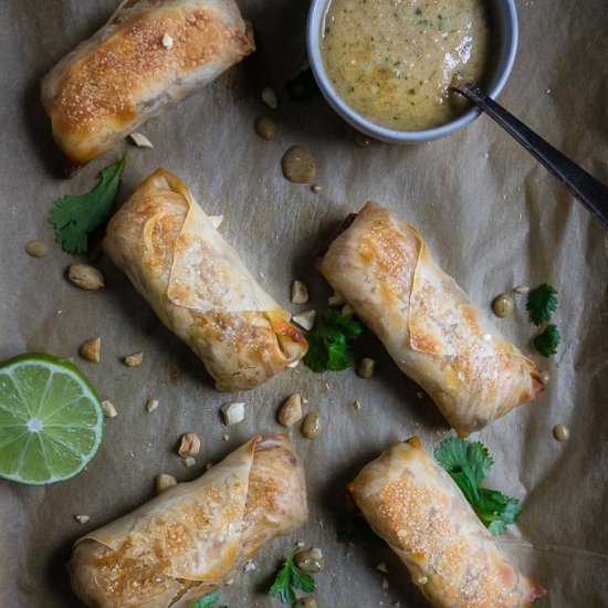 Pad Thai Egg Rolls