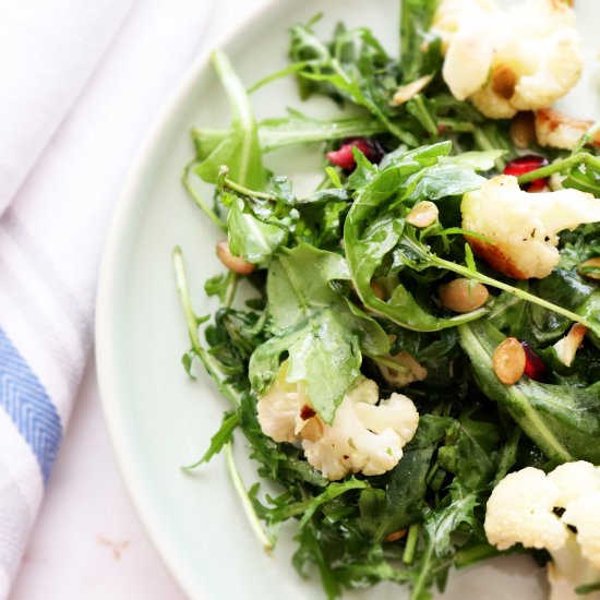 Warm Cauliflower Salad