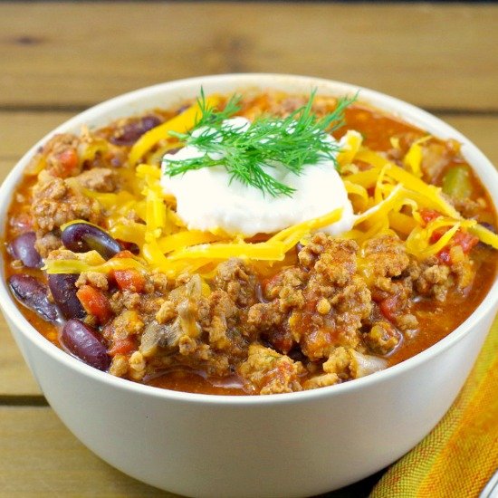 Easy Pork & Beef Stovetop Chili