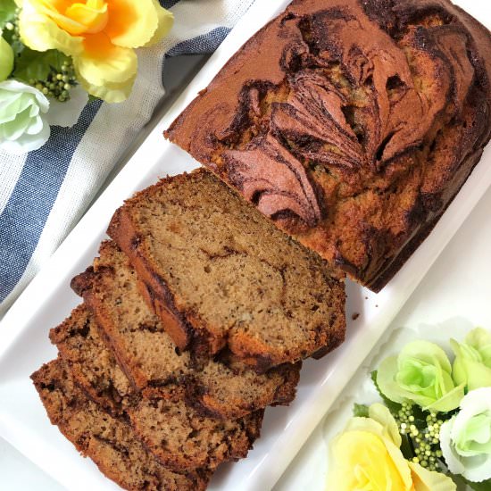 Cinnamon Swirl Banana Bread