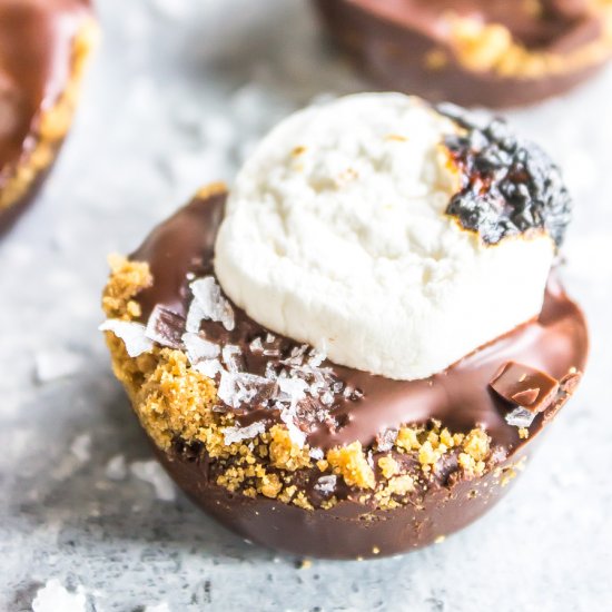 SALTED S’MORES CUPS