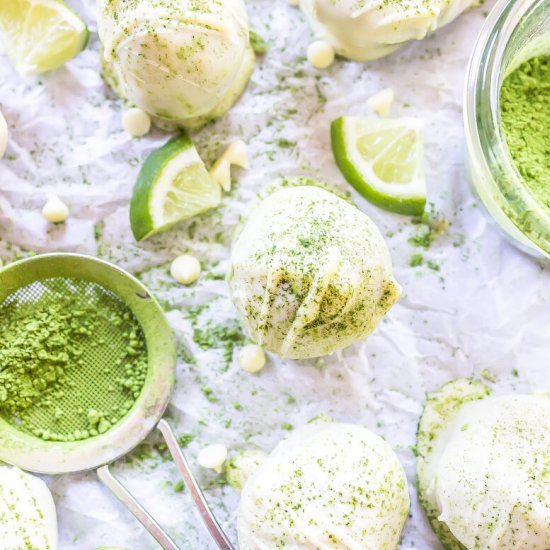 Key Lime Cake Bites