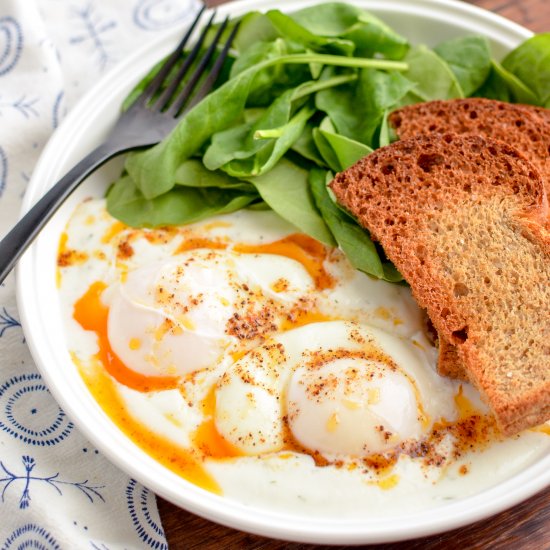 Turkish Poached Eggs