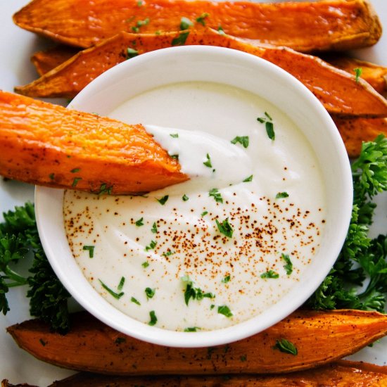 Baked Sweet Potato Wedges