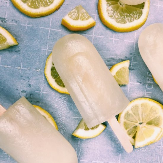 Paleo Lemon Ice Pops