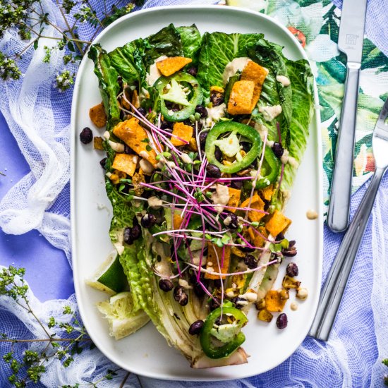 Grilled Romaine Southwest Salad