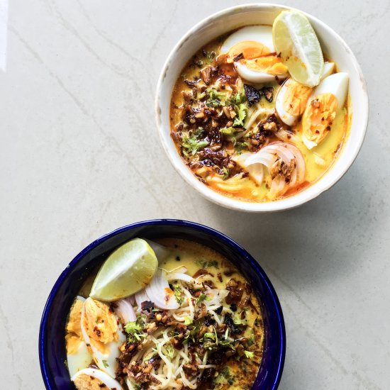 Khao Suey with Dried Prawns