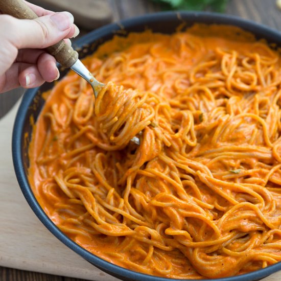 Roasted Red Pepper Pasta