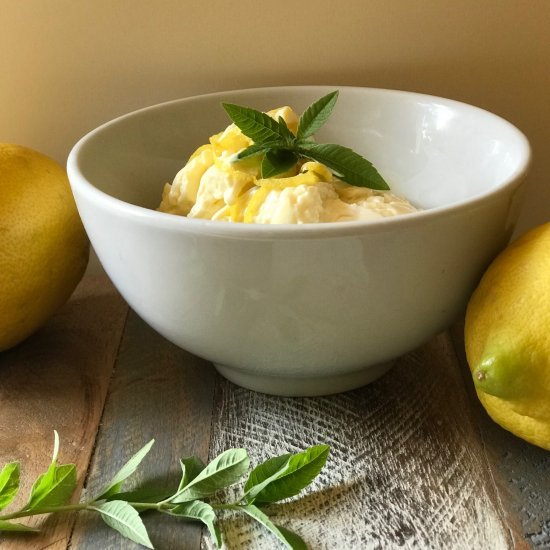 Lemon Verbena Ice-cream