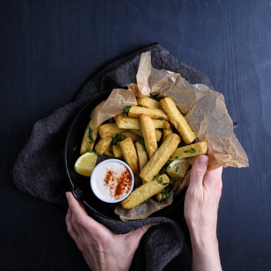 Chickpea fries