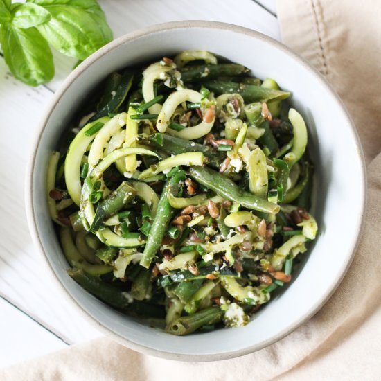 Herbed Zucchini Noodles