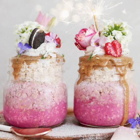 Ombré overnight oats