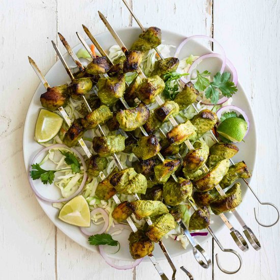 Green Chicken Kebab