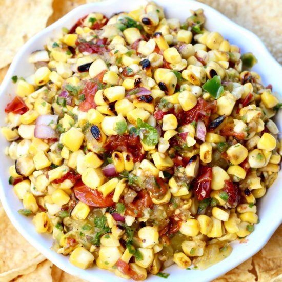 Grilled Corn Salsa