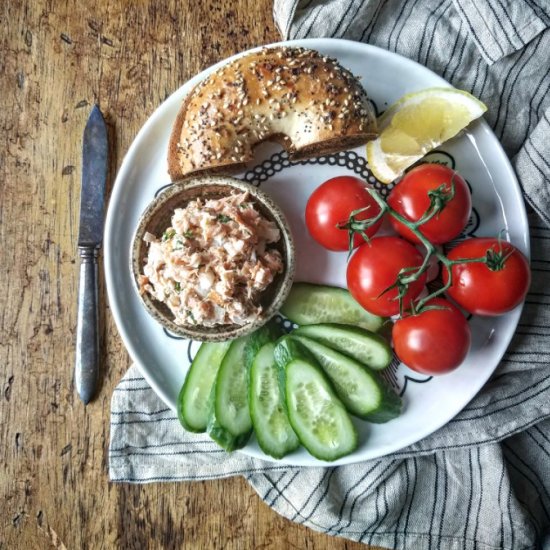 Cajun Smoked Salmon Salad