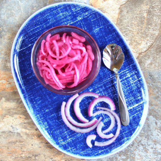 Easy Pickled Red Onion