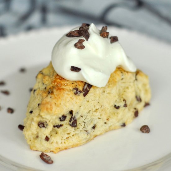 Cocoa Nib Scones