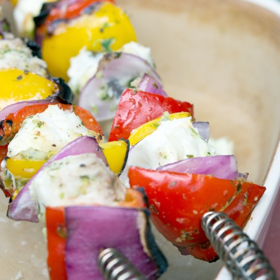 Cabin Halibut Skewers