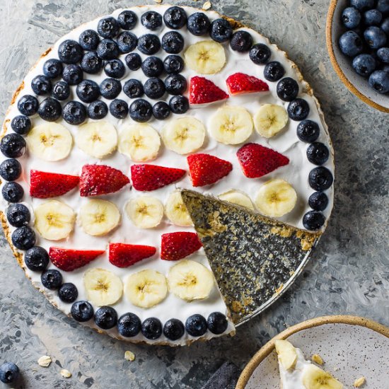 American Flag Fruit Pizza