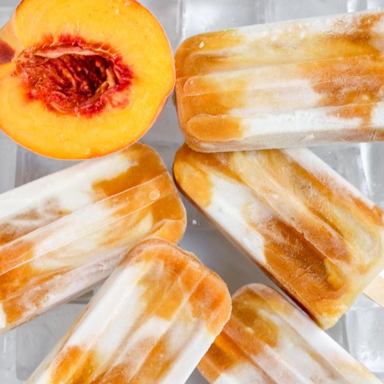 Paleo Peach Creamsicles