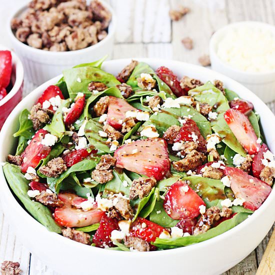 Strawberry Spinach Salad