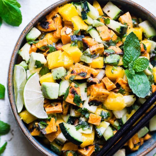 Thai Mango Sweet Potato Salad