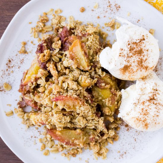 Summer Peach Crisp