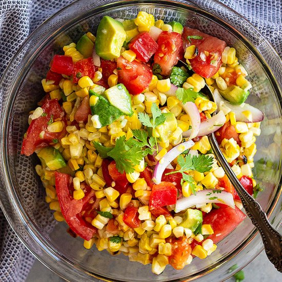 Grilled Corn Salad