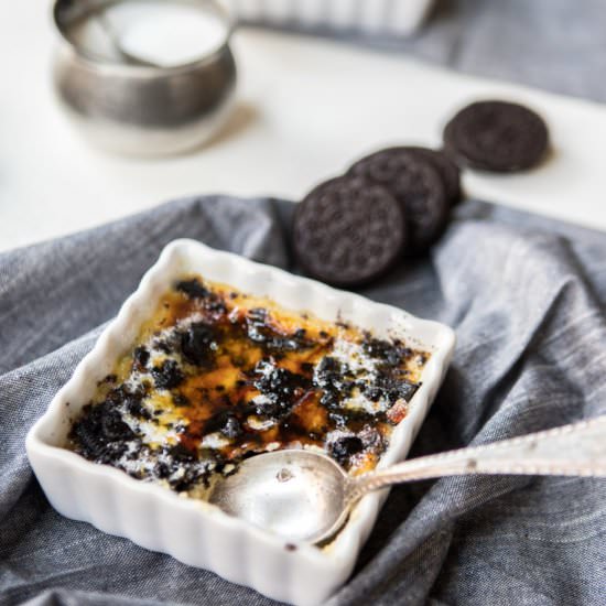 cookies & cream creme bruleé