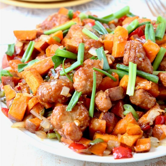 General Tso’s Sweet Potato Hash