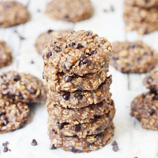 Double Chocolate PB Protein Cookies