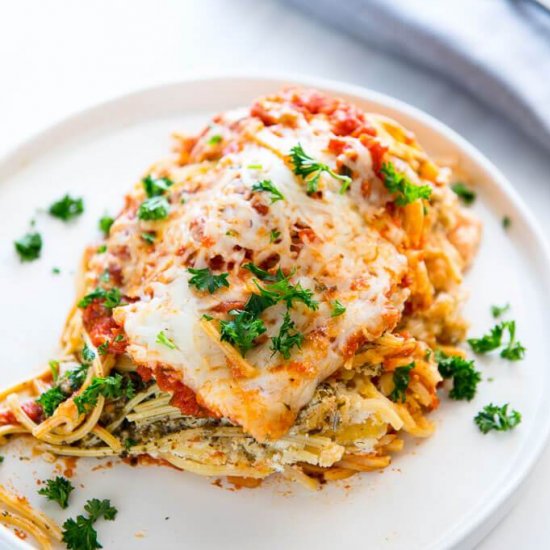 Slow Cooker Spaghetti Lasagna