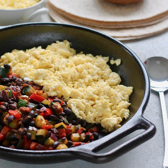 Vegetarian Breakfast Burritos