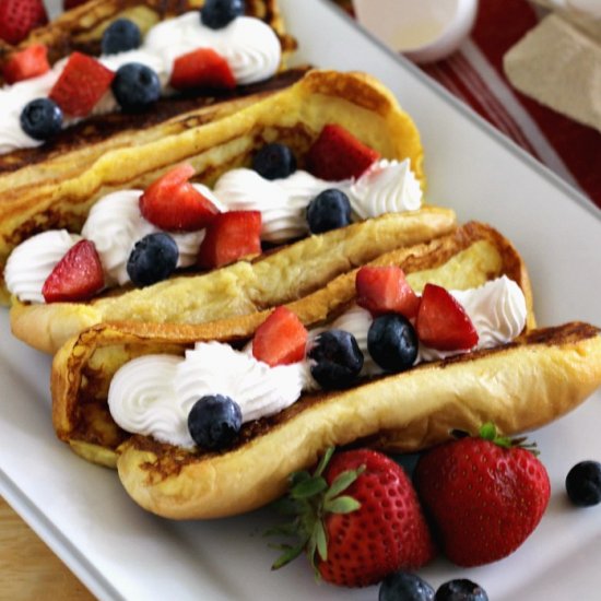 Hot Dog Bun French Toast