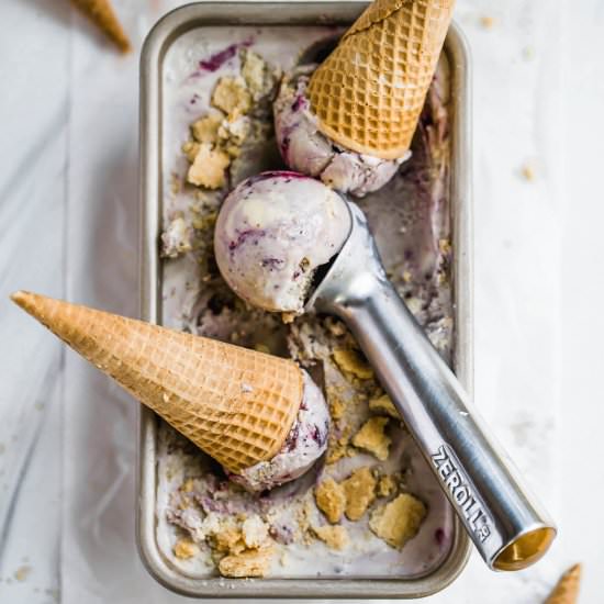 blueberry pie ice cream