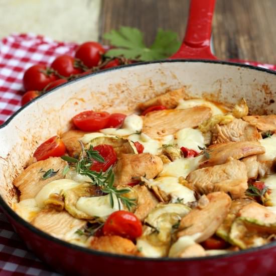 chicken breasts with cherry tomato