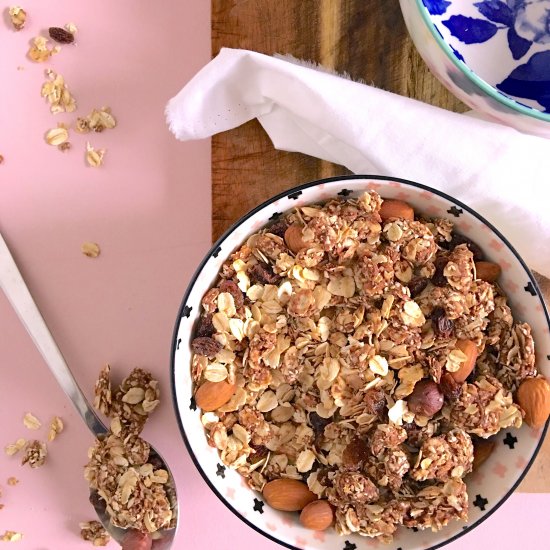 Clumpy Chocolate Granola