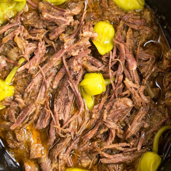 Slow Cooker Mississippi Roast