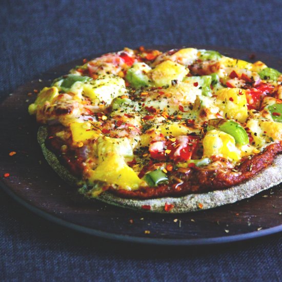 Wholewheat and Finger Millet Pizza