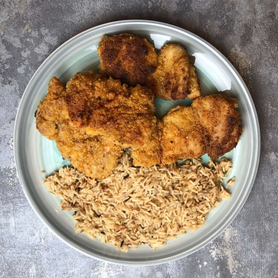 Couscous-Breaded Chicken