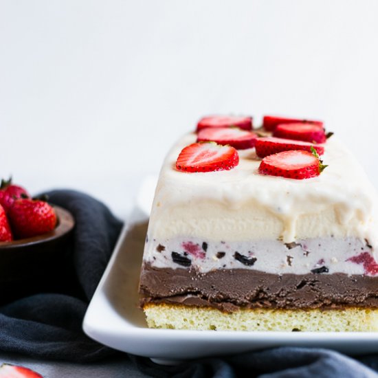 4-Layer Ice Cream Cake