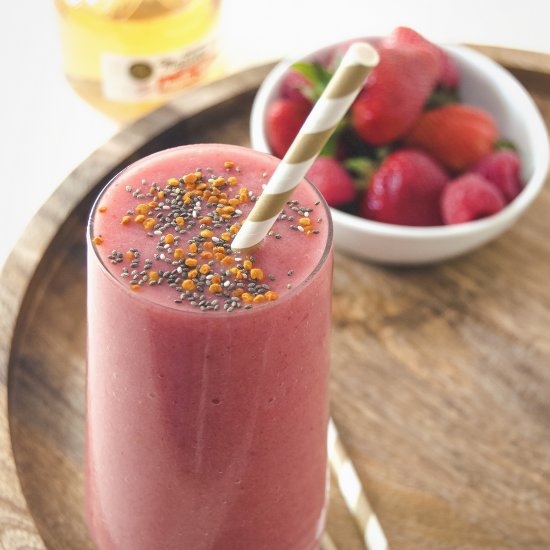 A Pink Smoothie