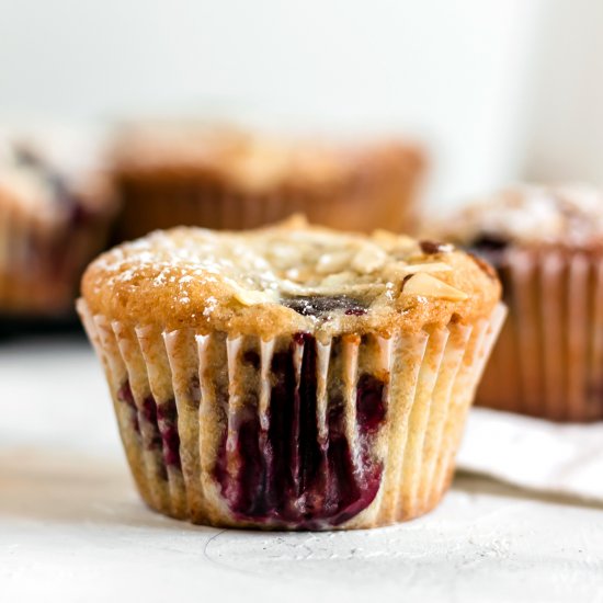 Cherry Almond Muffins