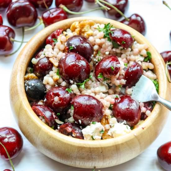 Cherry Walnut Couscous Salad