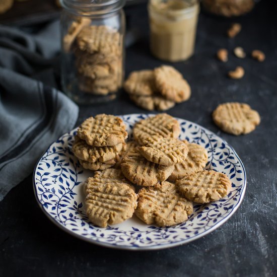 cashew nut butter cookies