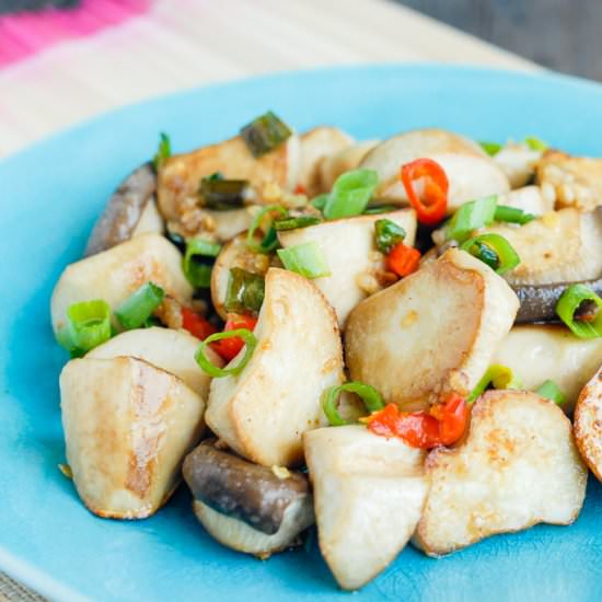 Salt & Pepper King Oyster Mushroom