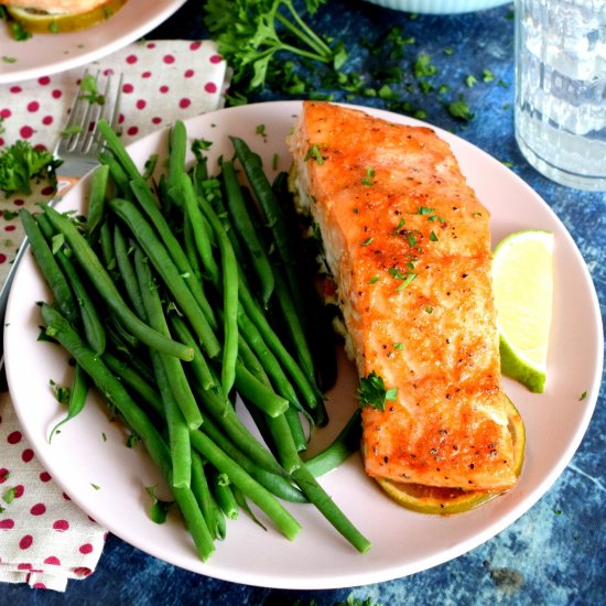 Sriracha Honey Lime Salmon