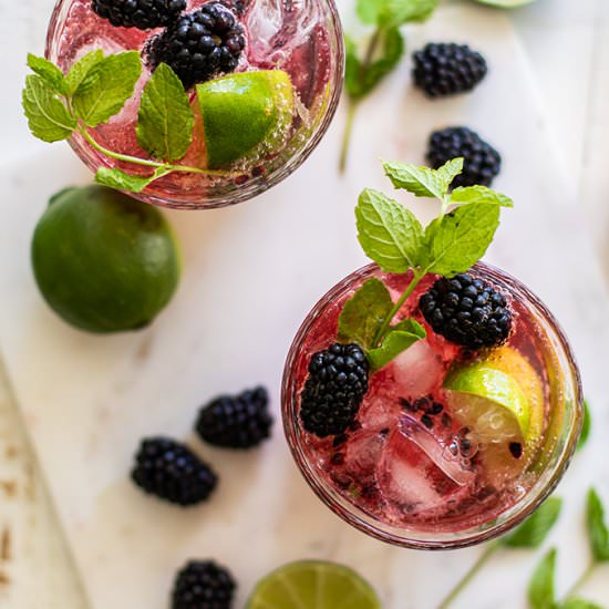 Blackberry Mojitos